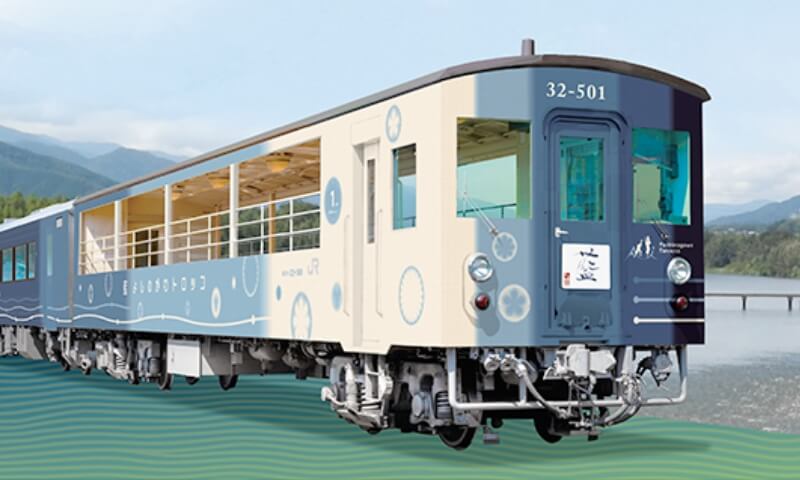 藍吉野川小火車